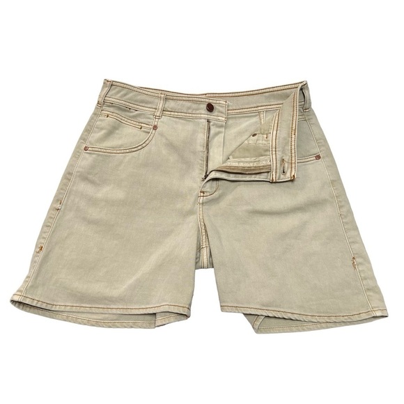 Pilcro Anthropologie Tan High Rise Denim 6” Casual Shorts Women’s 29 - Picture 2 of 7